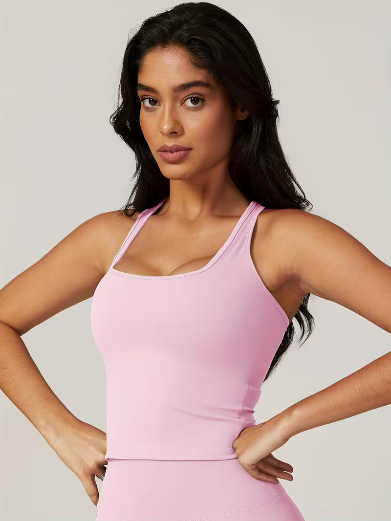 AMUA Contour Short Set Pink