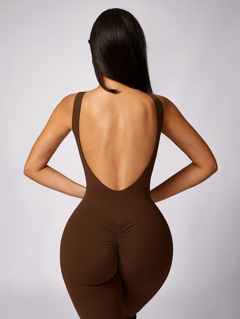 AMUA Forme Jumpsuit Chocolate