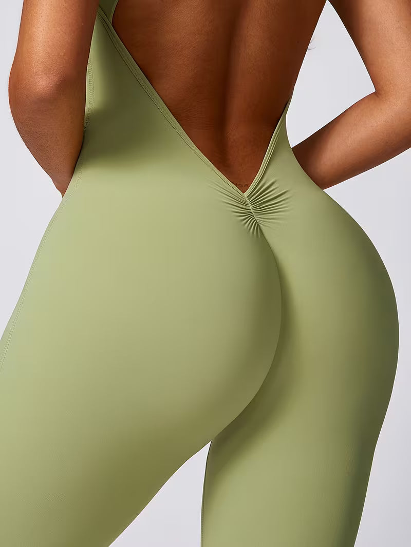 AMUA The Sculpt Bodysuit Matcha