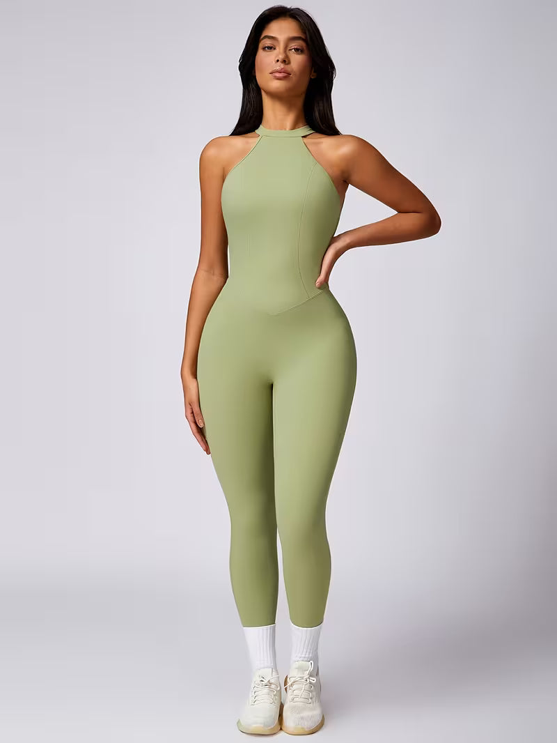 AMUA The Sculpt Bodysuit Matcha