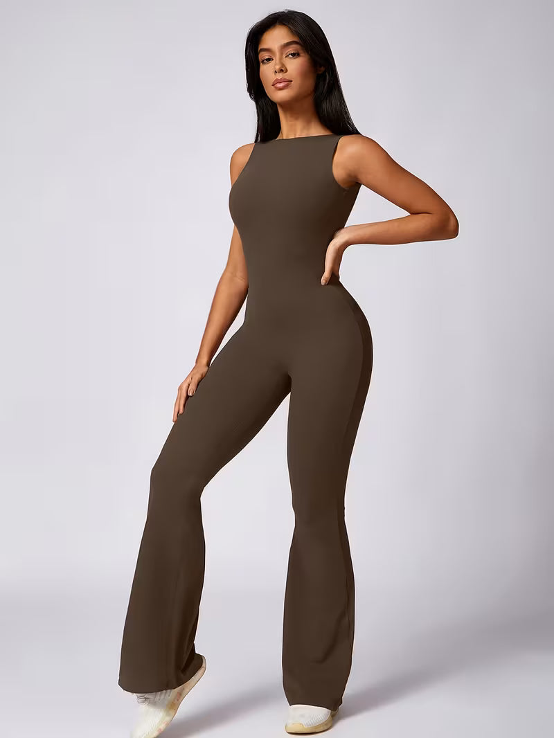 AMUA Forme Jumpsuit Coffee
