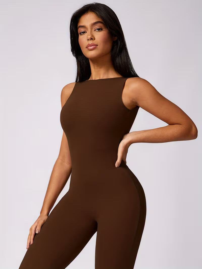 AMUA Forme Jumpsuit Chocolate