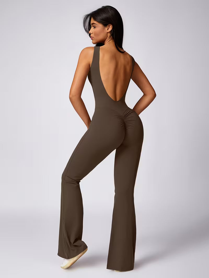 AMUA Forme Jumpsuit Coffee