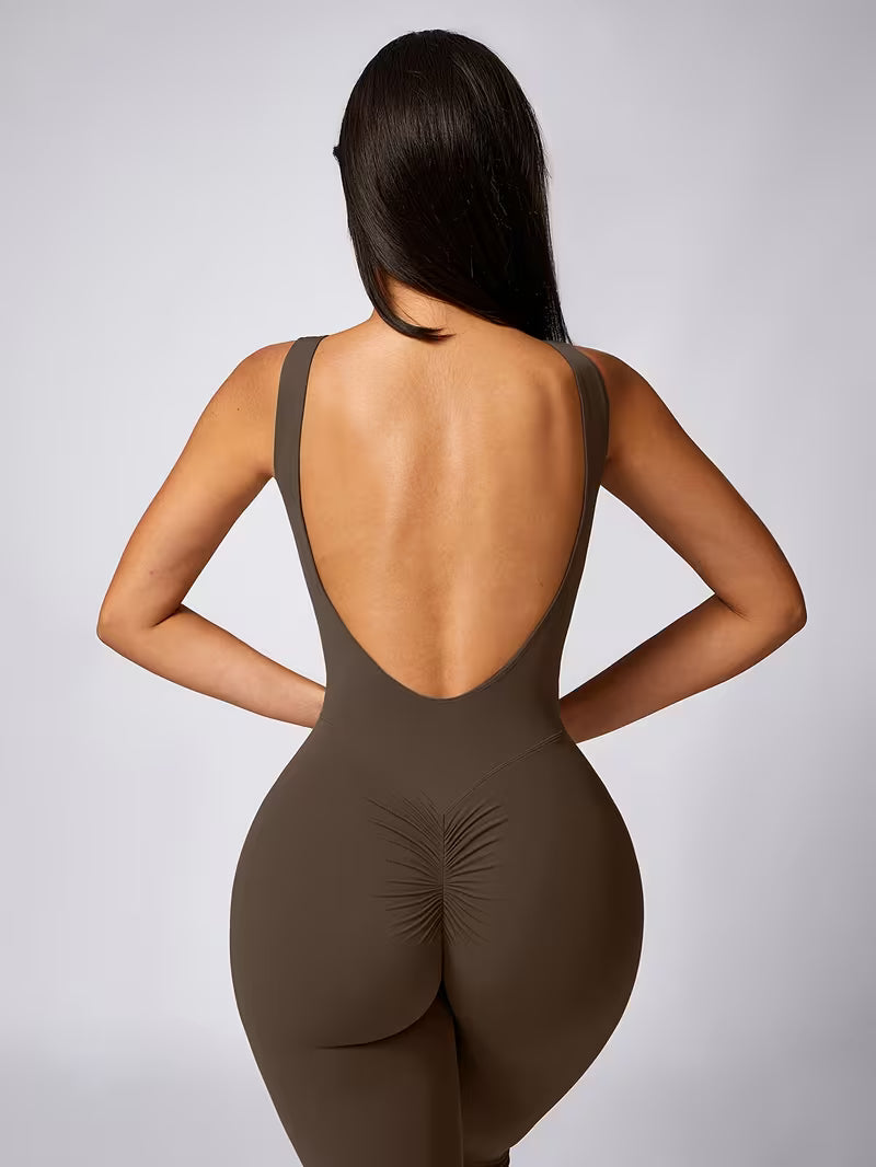AMUA Forme Jumpsuit Coffee