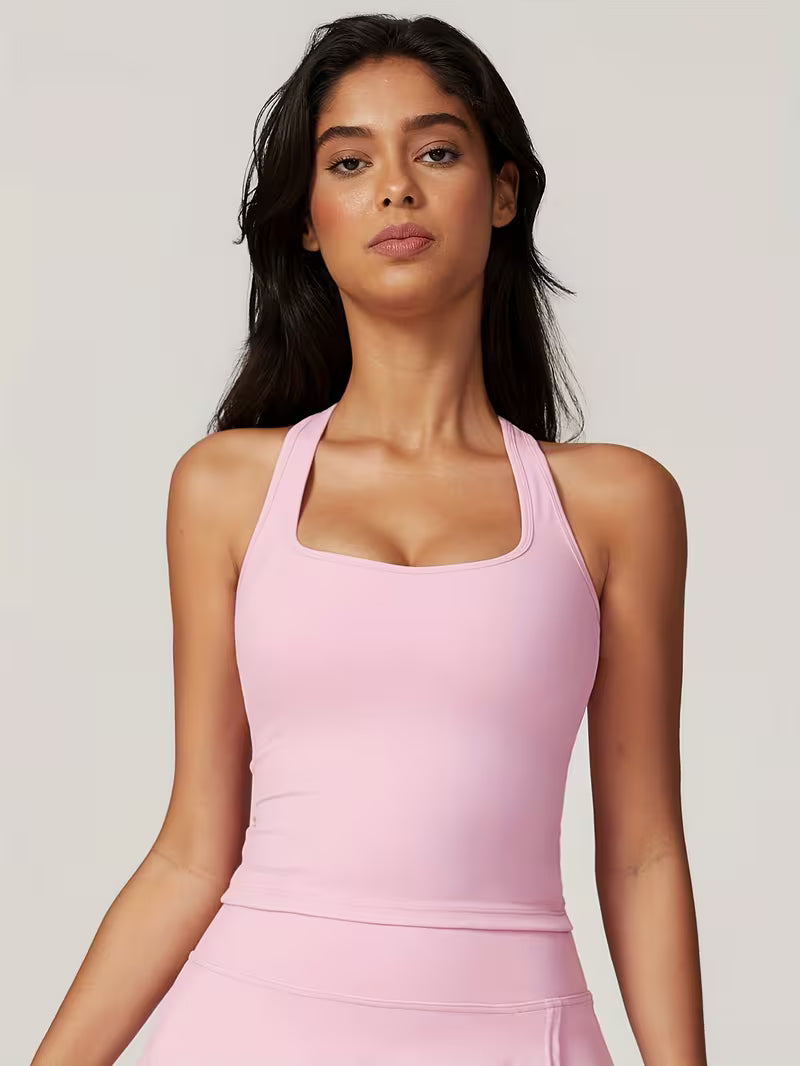 AMUA Contour Short Set Pink