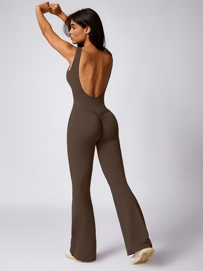 AMUA Forme Jumpsuit Coffee