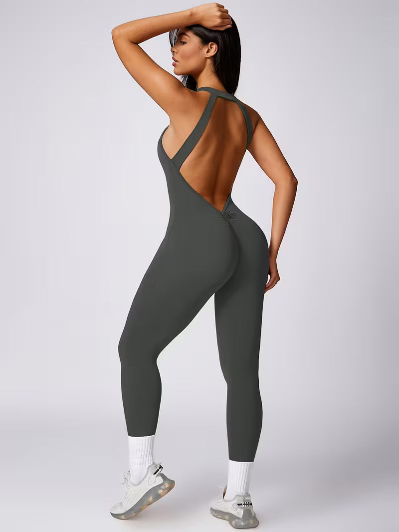 AMUA The Sculpt Bodysuit Grey