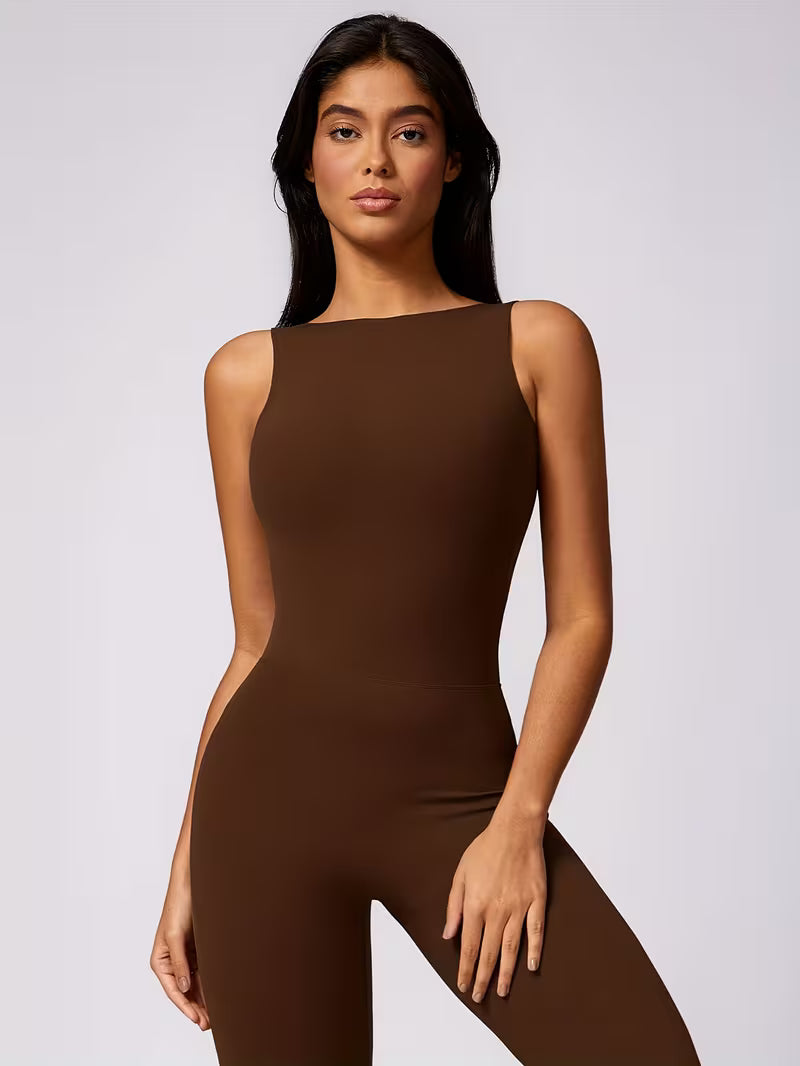 AMUA Forme Jumpsuit Chocolate