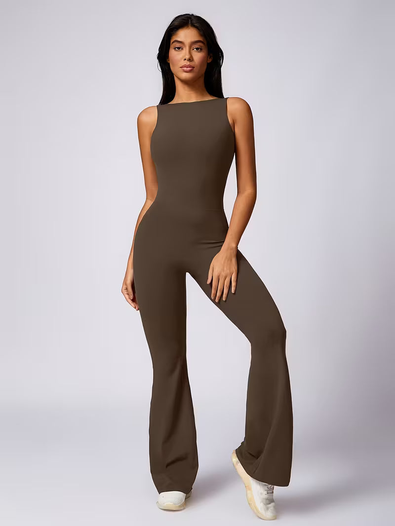 AMUA Forme Jumpsuit Coffee