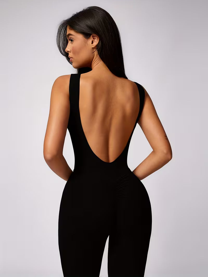 AMUA Forme Jumpsuit Black