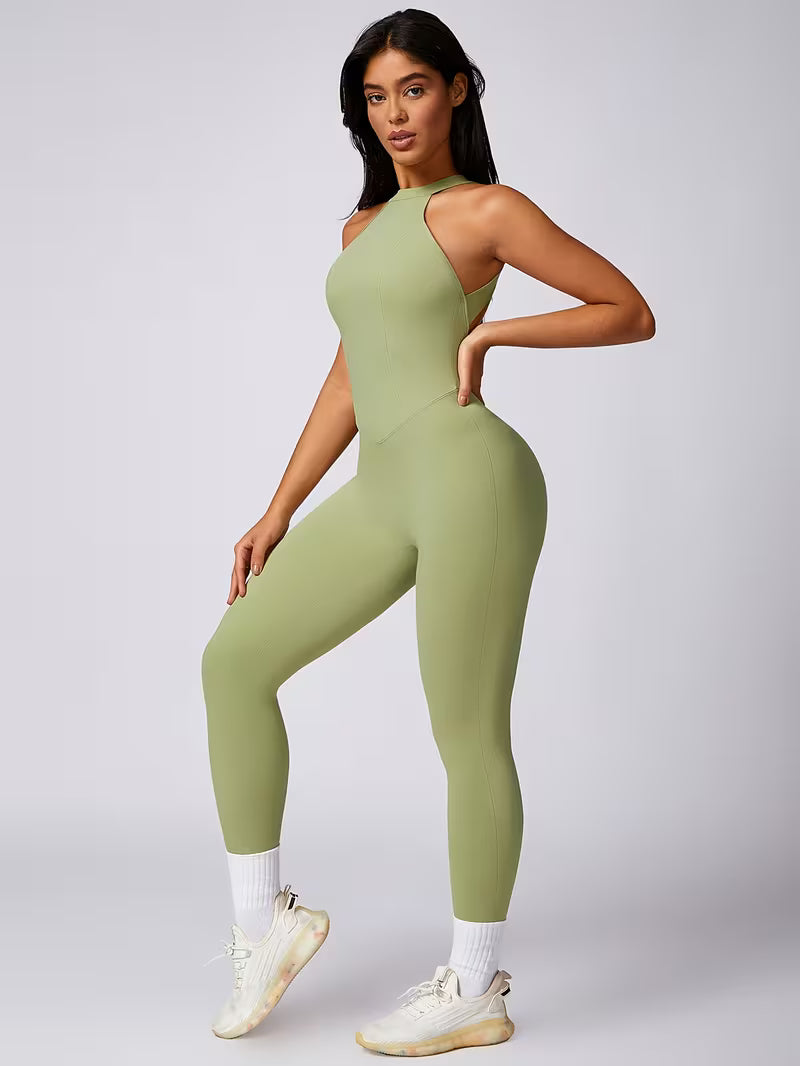 AMUA The Sculpt Bodysuit Matcha