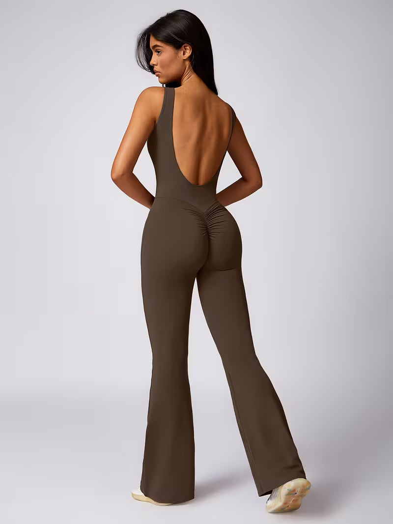 AMUA Forme Jumpsuit Coffee