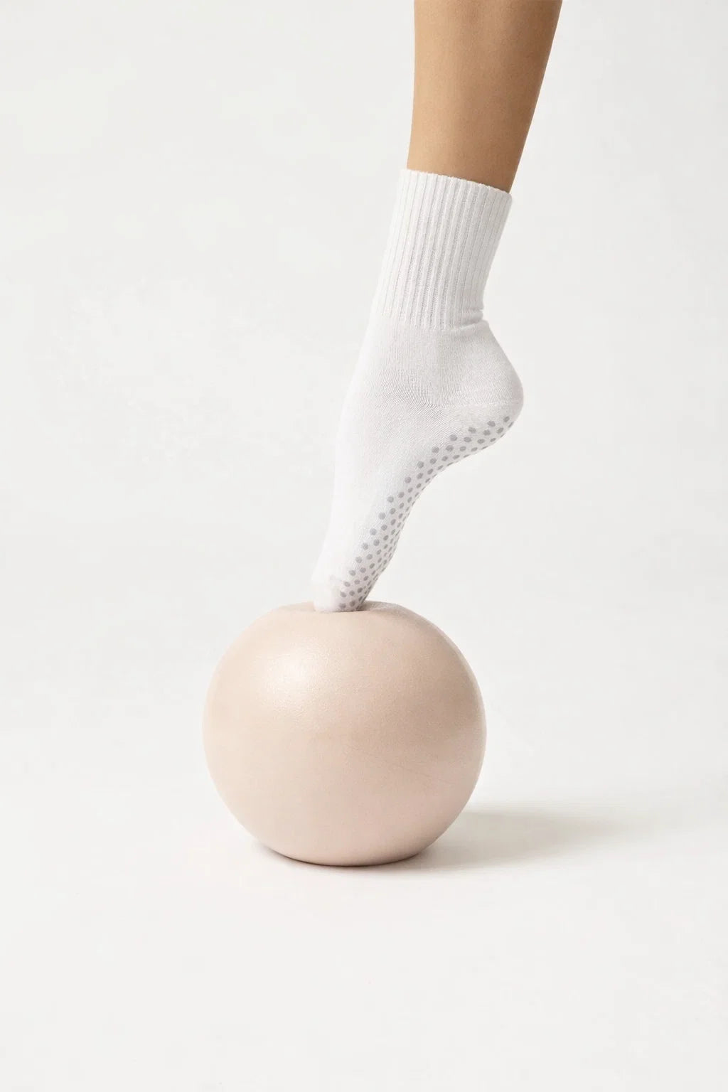 AMUA Pilates White Sock