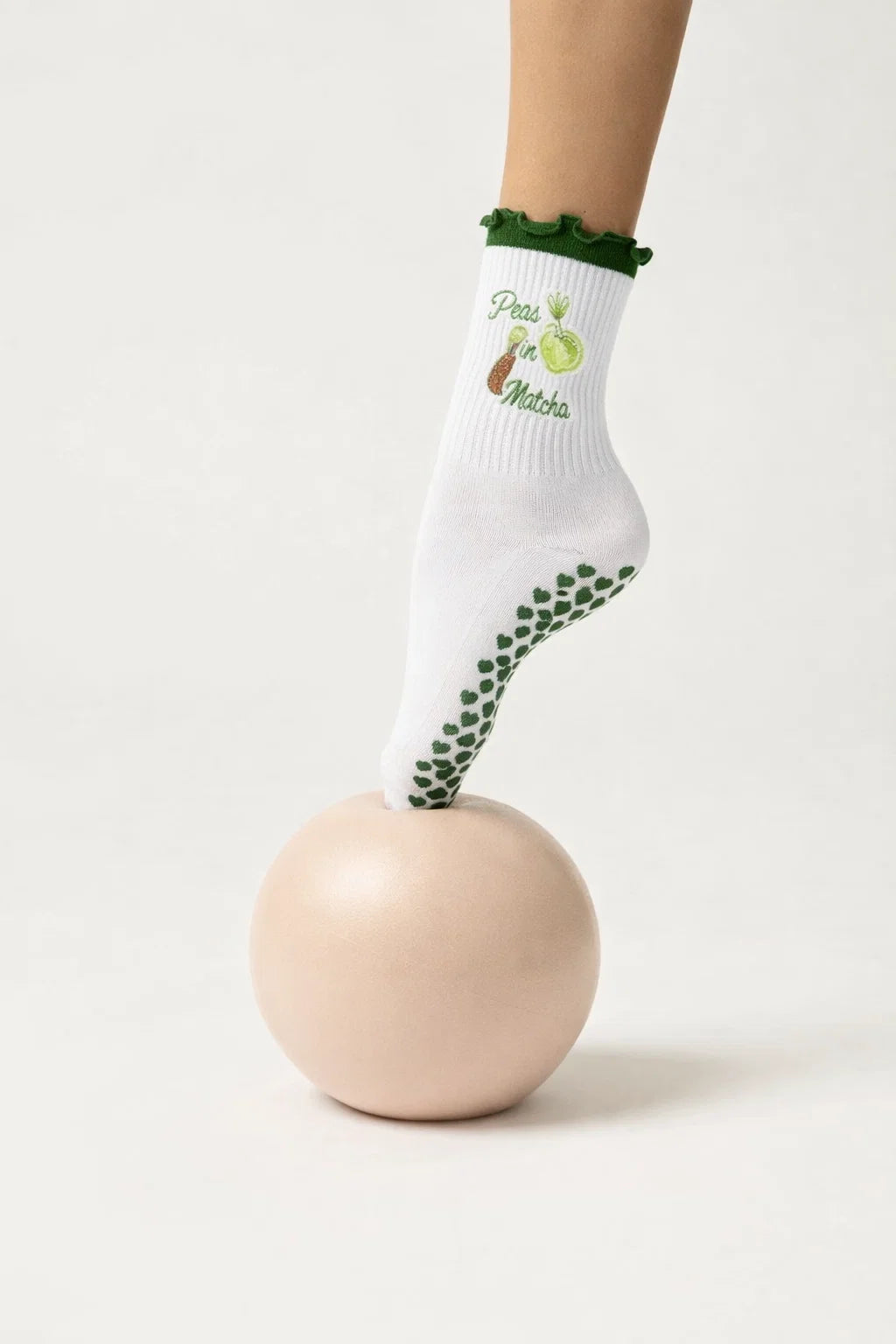 AMUA Pilates Socks Matcha